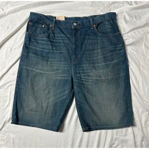 NWT Levis 569 Loose Straight Denim Shorts Mens 40 Medium Wash Blue 35569-0172